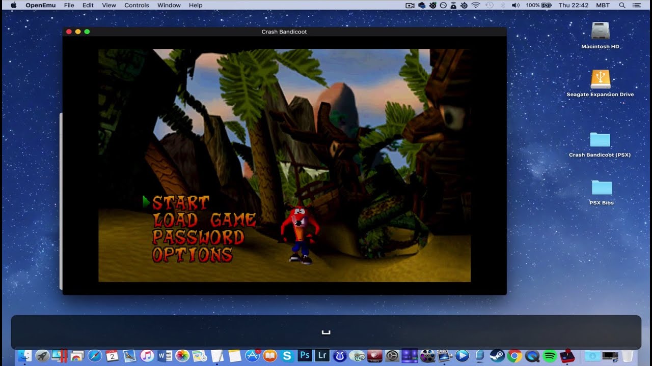 playstation emulator mac crash bandicoot